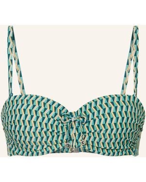 Cyell Bügel-Bikini-Top GROOVY GRAPHIC - Grün