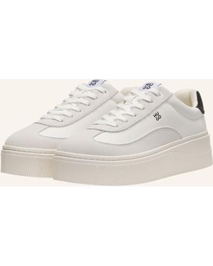HUGO Sneaker LYZZPLT_TENN_SDPU - Natur