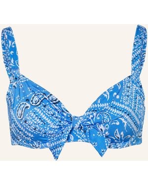 LIDEA® Bügel-Bikini-Top BANDANA - Blau