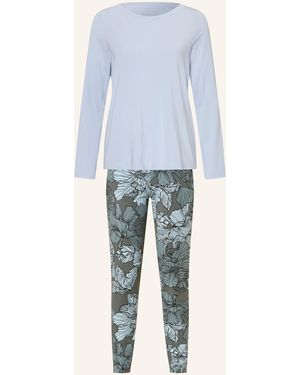 Schiesser Schlafanzug SELECTED PREMIUM - Blau
