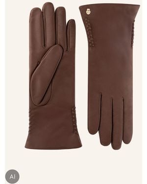 Roeckl Sports Lederhandschuh Mit Kaschmirfutter REGINA - Braun