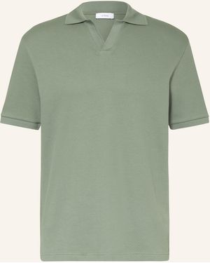 Eton Piqué-Poloshirt - Grün