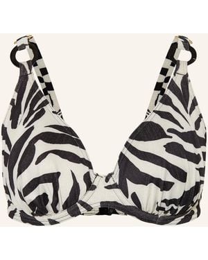 Primadonna Bügel-Bikini-Top DALICE mit Glitzergarn - Schwarz