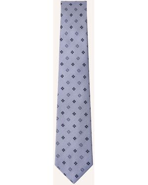 Hackett Krawatte FLOWER OUTLINE - Weiß