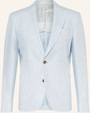 Sand Copenhagen Anzugsakko SHERMAN NAPOLI Classic Fit aus Leinen - Blau