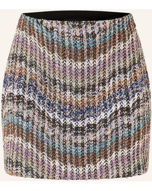 Missoni Tweed-Rock mit Pailletten und Glitzergarn - Grau