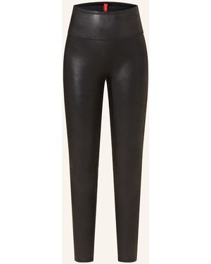Spanx Shape-Leggings FAUX LEATHER LEGGINGS in Lederoptik - Schwarz
