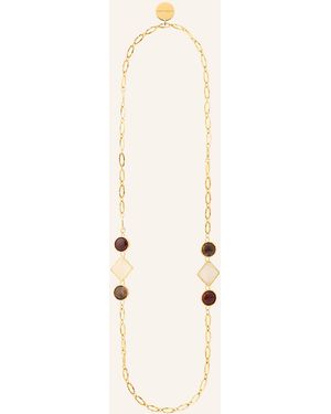 Vanessa Baroni Halskette VINTAGE LONG GEOMETRIC - Natur
