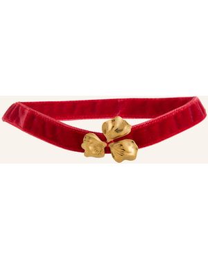 Seenberg Samt-Choker - Rot