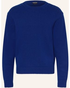 Tom Ford Pullover mit Cashmere - Blau