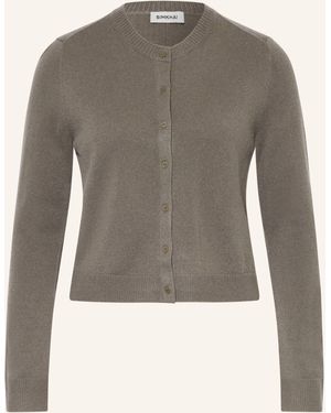 Jonathan Simkhai Strickjacke LIBBY aus Cashmere - Grau