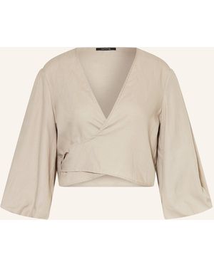 Comma, Bluse mit 3/4-Arm - Natur
