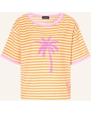 Grace T-Shirt aus Frottee mit Pailletten - Pink