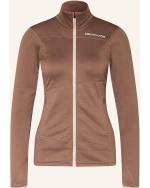 Ortovox Midlayer-Jacke LIGHT - Braun