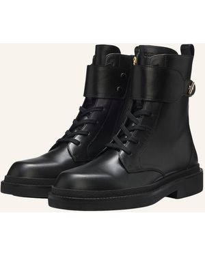 BOSS Flacher Schuh ELERI_LUBOOTIE_LTZPT - Schwarz