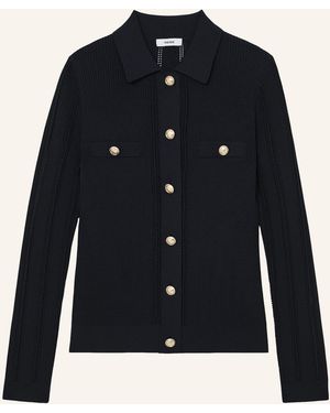 Reiss Strickbluse HARRI - Blau