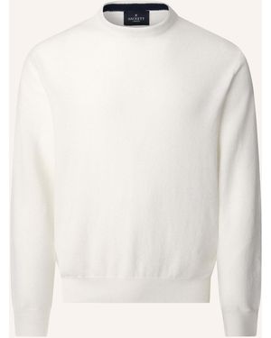 Hackett Pullover MERINO CASH MIX CREW - Weiß