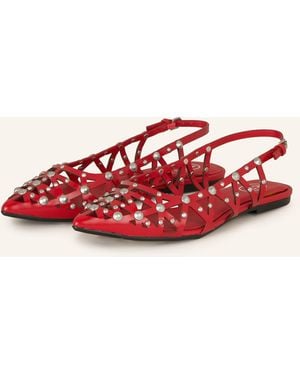 Ash Slingballerinas BAZAAR mit Nieten - Rot