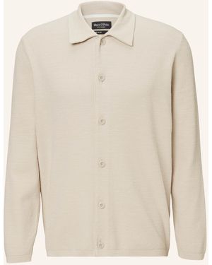 Marc O' Polo Strick-Overshirt - Natur