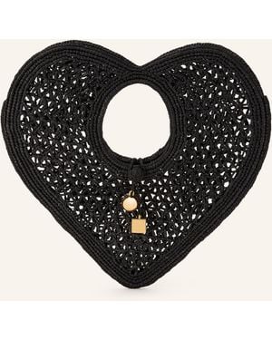 Jacquemus Handtasche LE SPIAGGIA COEUR - Schwarz
