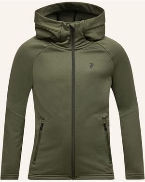 Peak Performance Fleecejacke - Grün
