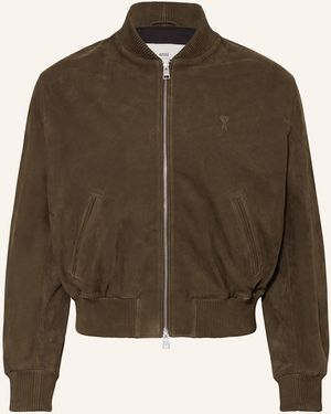Ami Paris Lederblouson - Braun
