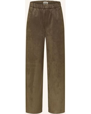 DRYKORN Marlenehose CONSIDER in Lederoptik - Natur