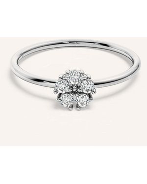 VEYNOU Ring aus 14 Karat Weißgold und 0,18ct. Lab-Grown Diamanten - Natur