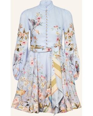 Zimmermann Leinenkleid REBELLION - Blau