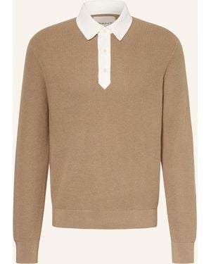 GANT Strick-Rugbyshirt - Natur