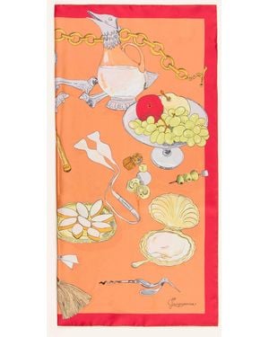 Jacquemus Seidentuch LE GRAND FOULARD COCKTAIL - Pink