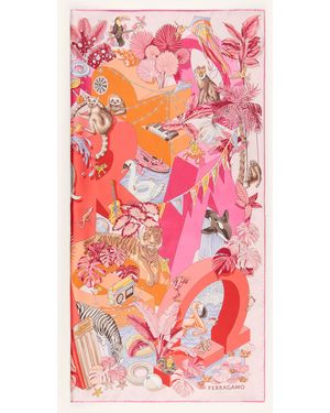 Ferragamo Seidentuch - Pink