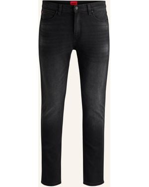 HUGO Jeans 734 Extra-Slim Fit - Schwarz