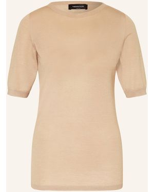 Fabiana Filippi Strickshirt aus Cashmere mit Seide - Natur