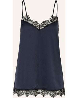 Simone Perele Schlaftop SATIN SECRETS aus Satin - Blau
