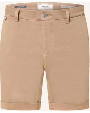 Replay Jeansshorts BENNI Regular Fit - Natur