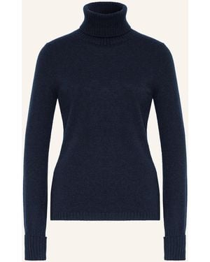 FTC Cashmere Rollkragenpullover aus Cashmere - Blau