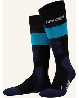Cep Skisocken MERINO COMPRESSION mit Merinowolle - Blau