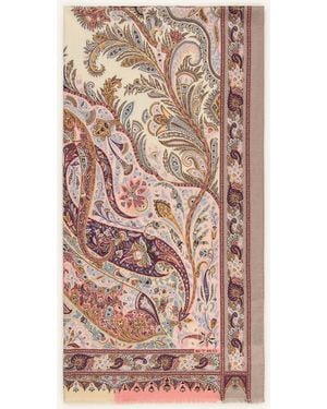 Etro Schal mit Cashmere und Seide - Natur