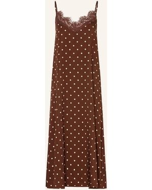 Oh April Kleid ALMA mit Spitze - Braun