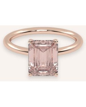 VEYNOU Ring ROSIE aus 14kt. Roségold und 2.00ct. Lab-Grown Morganit - Natur