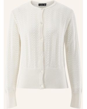 Van Laack Strickjacke - Weiß