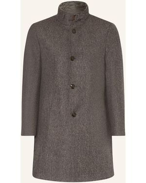 Baldessarini Wollmantel mit herausnehmbarer Blende - Grau