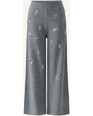 Ouí Strickhose mit Pailletten - Grau