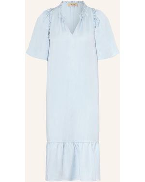 Mos Mosh Kleid MMAURA mit Rüschen - Blau