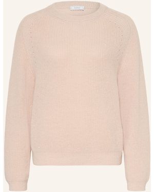 Peserico Pullover mit Alpaka und Pailletten - Natur