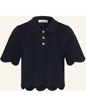 Sandro Strickshirt - Blau