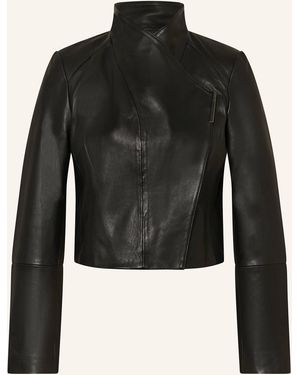 Ted Baker Lederjacke RIYOZE - Schwarz