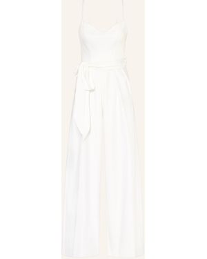 hey kyla Jumpsuit aus Satin - Natur