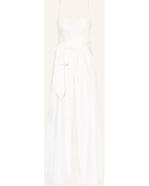 hey kyla Jumpsuit aus Satin - Natur